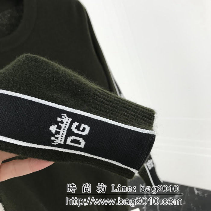 DＧ杜嘉班納 18SS秋冬新款 織帶logo 保暖舒適 男款毛衣 訂制美麗奴羊毛 打底百搭款 ydi2413